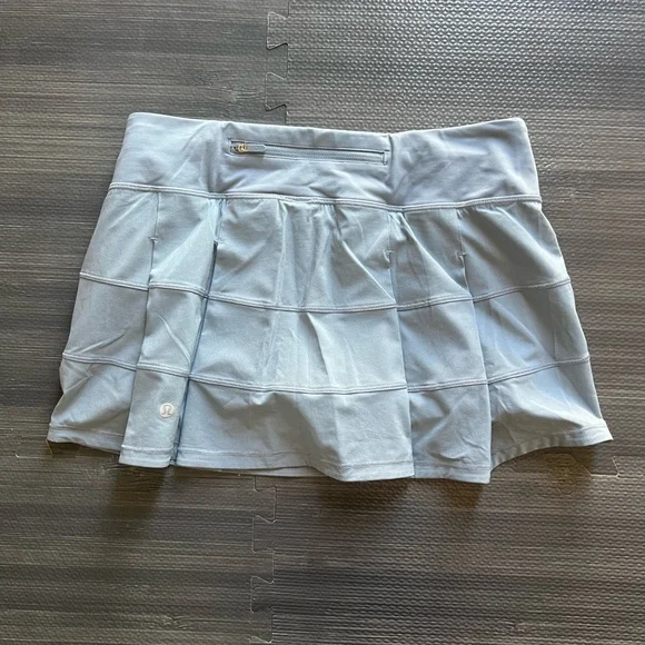 Lululemon Pace Rival Skirt in Chambray Size 6 Regular - Picture 2 of 8